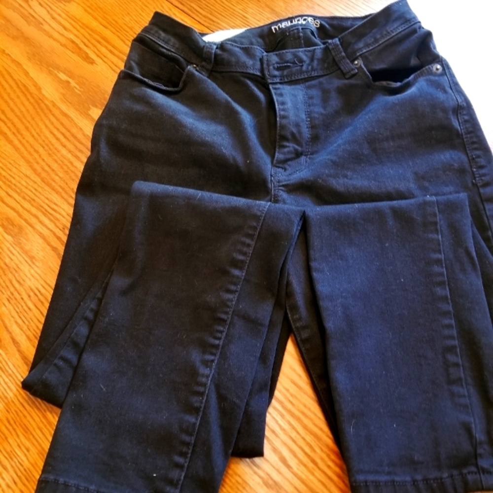 Maurice's Curvy Straight Leg Jean- Black 1/2